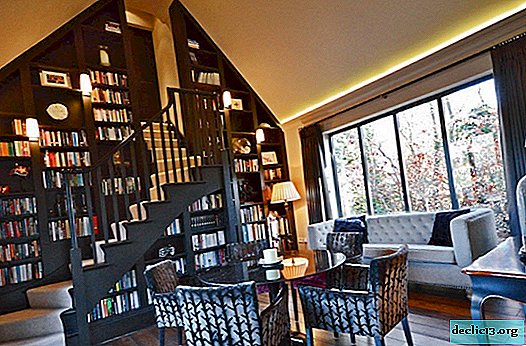 We equip the library in the living room with stylish, functional and beautiful