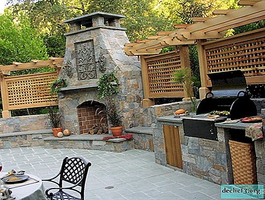 Equipping an attractive and functional barbecue area
