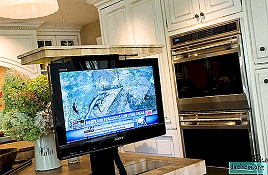 Window to the world - TV in the kitchen