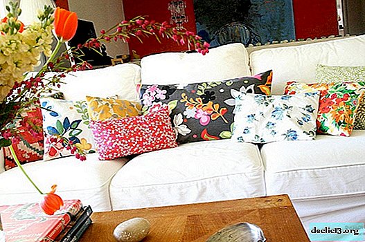 Pillows as an item for interior decoration