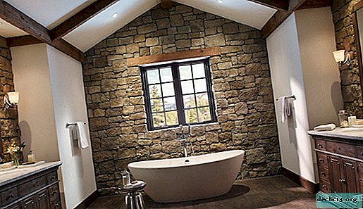 Simplicity and harmony of country style in the interior of the bathroom