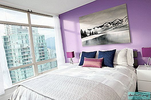Psychology of purple in the bedroom interior