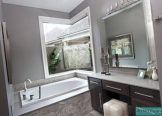 A gray bathroom filled with harmony - a natural pearl