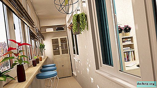 Armoire sur le balcon: design, matériaux, en particulier le choix du mobilier