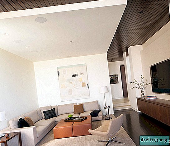 Sala de estar moderna - uma mistura de idéias de design