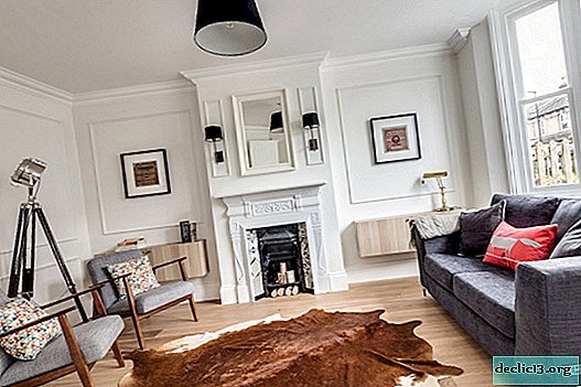 Modern English style in the interior of a country house