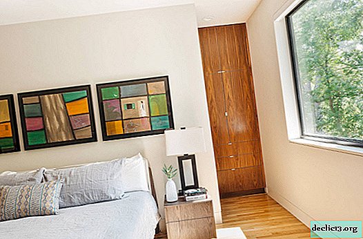 Chambre dans un style moderne - minimalisme confortable
