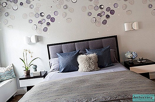 Stylish and attractive wall decoration in the bedroom