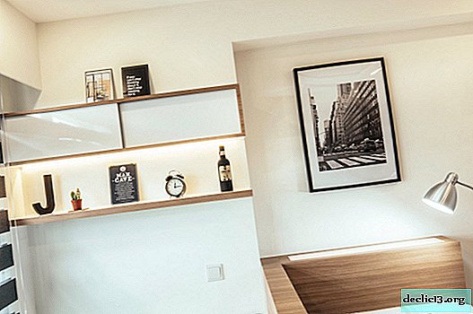 Sự pha trộn tuyệt vời của phong cách công nghệ cao và biển trong thiết kế của một căn hộ nhỏ