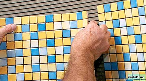 Laying mosaics: photo and video instructions