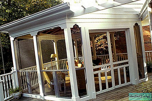Veranda attached to the house