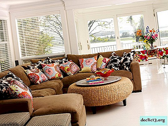 Escolhendo almofadas de sofá para a sala de estar