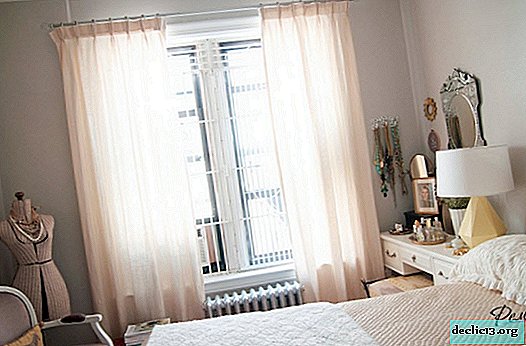 Bright bedroom - interesting design ideas