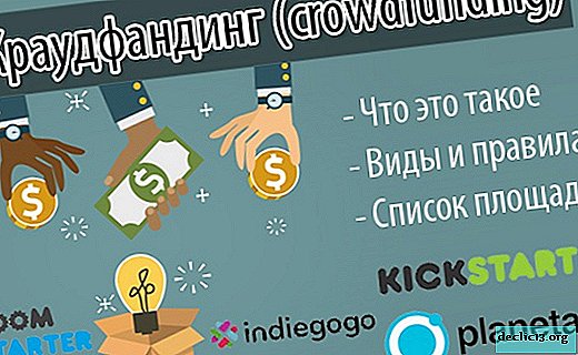 Crowdfunding et crowdfunding - de quoi s'agit-il en termes simples: types et fonctionnalités + sites de crowdfunding étrangers et russes - Des articles
